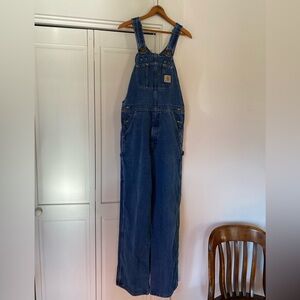 Vintage Carhartt denim overalls 32x34